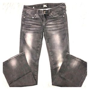 ReRock for Express distressed embellished jeans